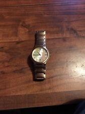 KLAUS KOBEC Exquisite Swiss Movement Gold Ip  Bracelet WATCH