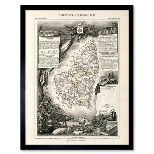 Map old france - map, levasseur