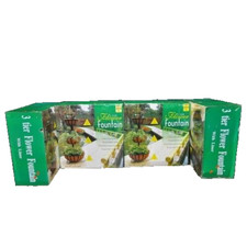 Wilkinson 3 tier metal flower fountains with inners BOXED box wear, still sealed