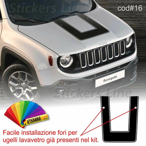 Bonnet sticker for jeep - bonnet,