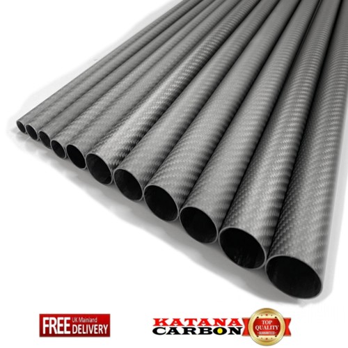 Matt carbon fiber - 3k, tube