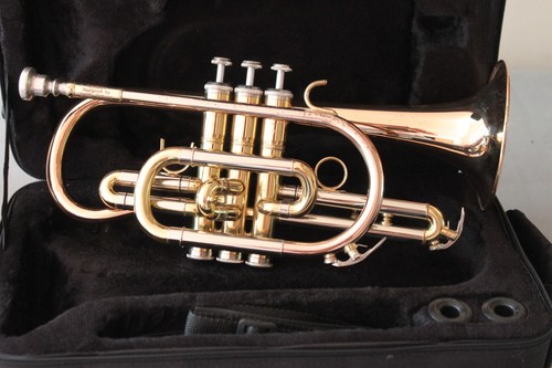 Cornet with case and - with,