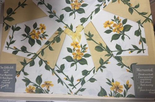 Vintage irish linen napkin - irish, &