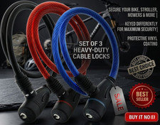 Bike Cable Lock Strong Steel