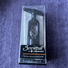 Vintage Le Creuset Screwpull Corkscrew Black - RARE Item - Free P&P