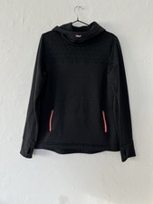 Sweaty betty women’s hooded size m Thermal Run Dark Gray Pull Over