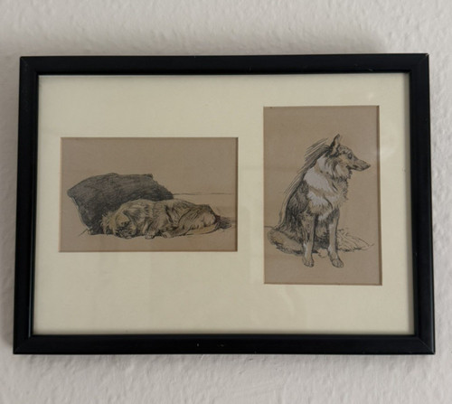 Cecil aldin 1930 framed - cecil, dog