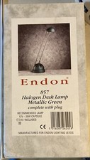 Desk Lamp Endon Lighting 857 Metallic Green Adjustable Boxed Brand New