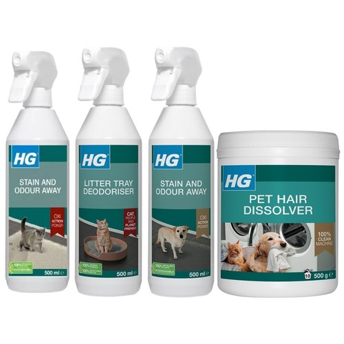 Pet hair dissolver litter - hg,