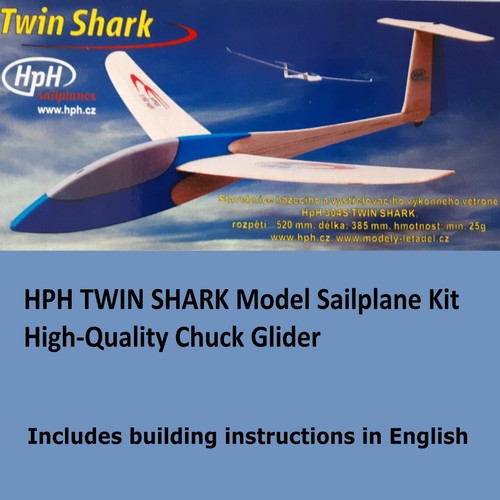 Hph twin shark model glider - shark,