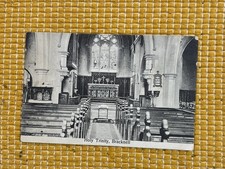 Interior Of Holy Trinity Church Bracknell - Posted Antique Postcard P796