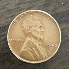 1940 Lincoln Wheat Penny no