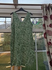 Ladies Next Size 8 Green Linen
