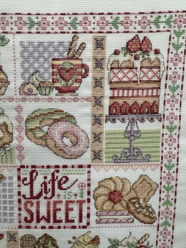 Life sweet finished cross - sweet,