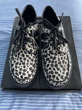 Underground Wulfrun Creeper Leopard Pony Suede Size 4 Brand New In Box