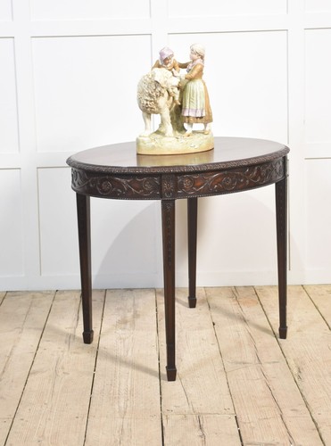 Carved mahogany occasional - mahogany,