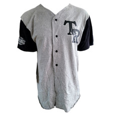 Badger Sport Black Sox Alumni Game Men's Large Baseball Jersey - Cotton Ble