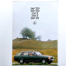 Mercedes S123 Brochure W123