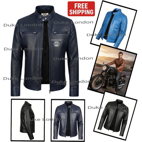 Mens leather jacket - leather,