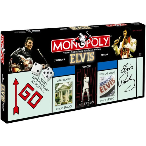 Monopoly elvis presley 25th - elvis,
