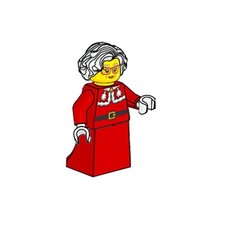 1 x LEGO Mrs- Claus with Plain