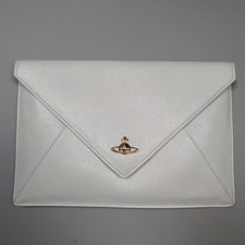 Vivienne Westwood Envelope Purse Clutch Bag Grey