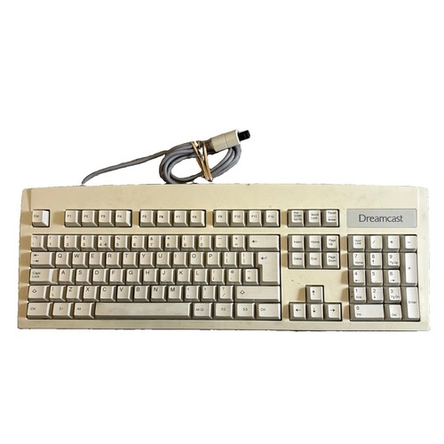 Dreamcast keyboard grey wired - keyboard,
