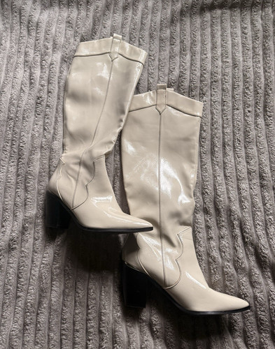 Asos off white western knee - off,