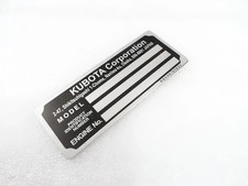 2X DATA PLATE FITS TO VINTAGE