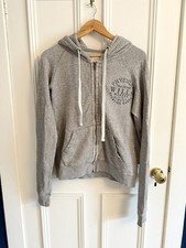 Jack Wills Full Zip Ladies Hoodie UK10 Blue