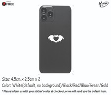 2x Clandestine Industries Stickers Reflective Metallic Color Decals mobile phone
