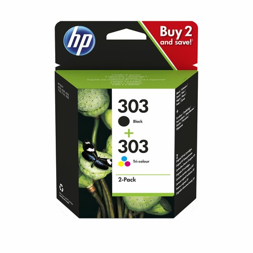 303 black colour ink - hp,