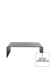 Glass Coffee Table Black