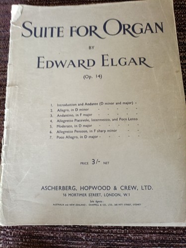 Suite for organ - suite,