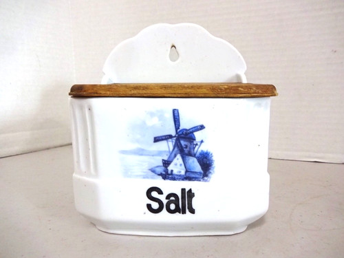 Antique blue windmill - antique,