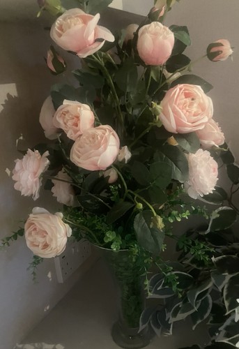 Large tall faux - faux, rose