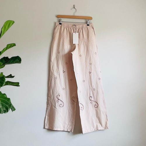 Zara pale pink - zara, embroidered