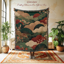 Japanese Style Woven Blanket