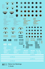 K4 S 1:64 Scale Decals Police