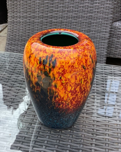Poole studio ceramic - ceramic, sunburst
