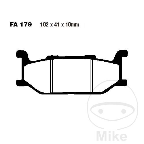 Ebc standard brake pads altn - standard,
