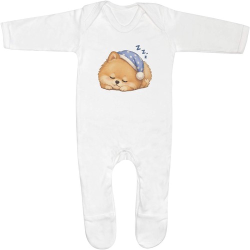 Sleeping pomeranian dog baby - 'sleeping, dog'