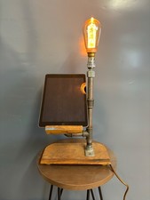 Upcycled Phone/Tablet Stand with Desk Lamp