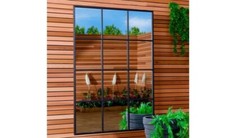 Large Industrial Window Mirror