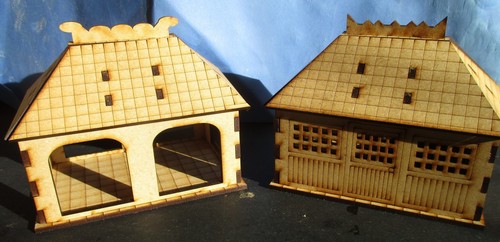 28mm oriental building - 2x,
