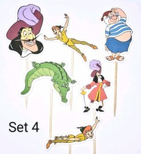 Peter Pan cupcake toppers x6
