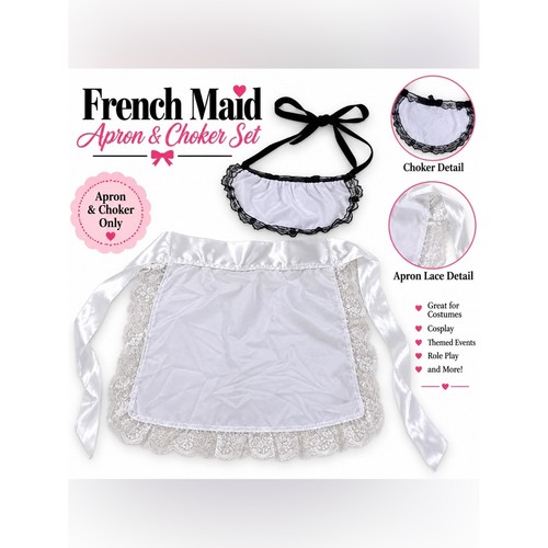French maid satin - french, apron
