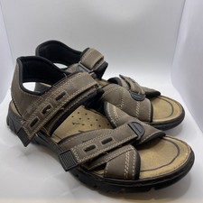 Rieker Brown Strappy Sandals Men’s Size Eu 45 Uk 10.5