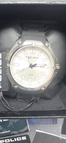 New boxed police watch - new,