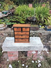 Gorgeous Antique Oak Collectors Chest / Apprentice Piece. Really Stunning